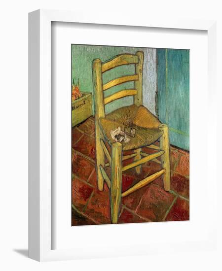 Van Gogh's Chair, c.1888-Vincent van Gogh-Framed Giclee Print