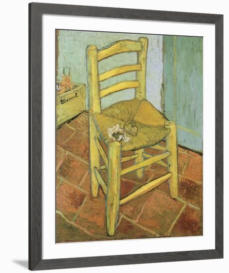 Van Gogh's Chair-Vincent van Gogh-Framed Art Print