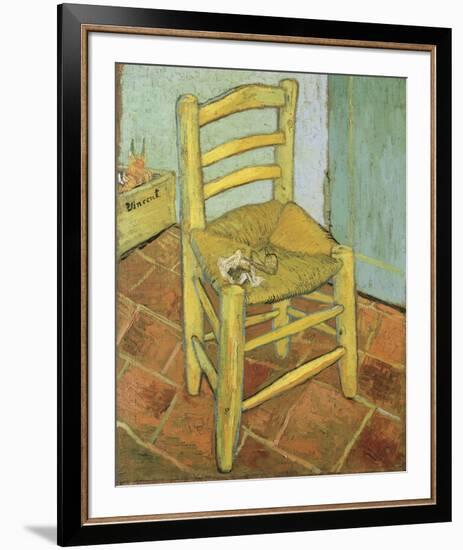 Van Gogh's Chair-Vincent van Gogh-Framed Art Print