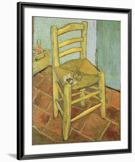 Van Gogh's Chair-Vincent van Gogh-Framed Art Print