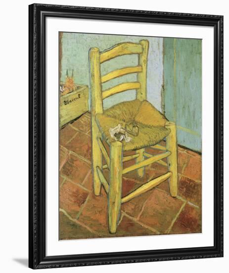 Van Gogh's Chair-Vincent van Gogh-Framed Art Print