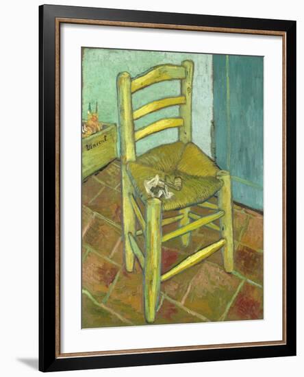 Van Gogh's Chair-Vincent van Gogh-Framed Giclee Print