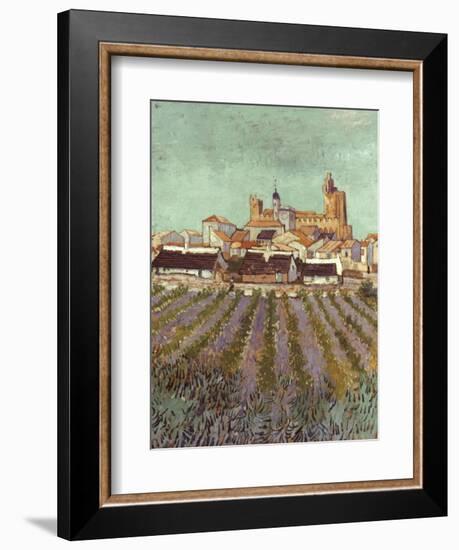 Van Gogh: Saintes-Maries.-Vincent van Gogh-Framed Giclee Print