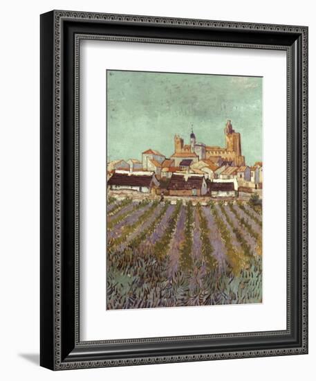 Van Gogh: Saintes-Maries.-Vincent van Gogh-Framed Giclee Print