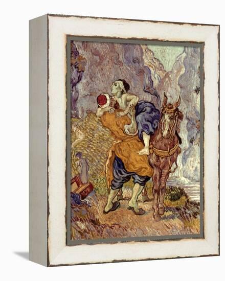 Van Gogh: Samaritan, 1890-Vincent van Gogh-Framed Premier Image Canvas