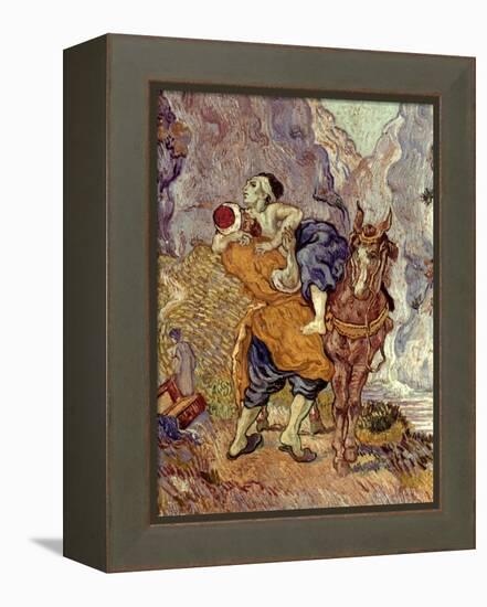 Van Gogh: Samaritan, 1890-Vincent van Gogh-Framed Premier Image Canvas