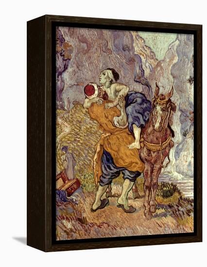 Van Gogh: Samaritan, 1890-Vincent van Gogh-Framed Premier Image Canvas