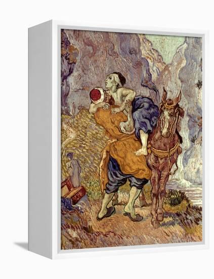 Van Gogh: Samaritan, 1890-Vincent van Gogh-Framed Premier Image Canvas