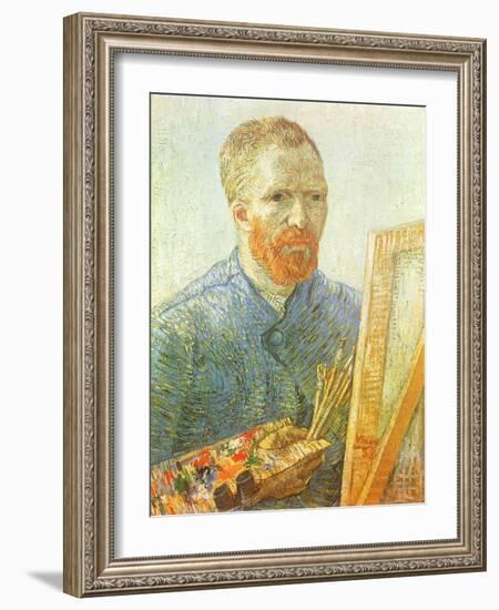 Van Gogh Self-Portrait, 1888-Vincent van Gogh-Framed Giclee Print