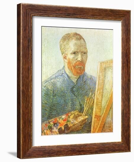 Van Gogh Self-Portrait, 1888-Vincent van Gogh-Framed Giclee Print