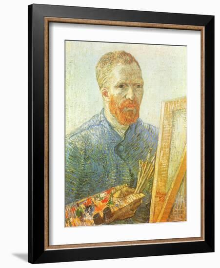 Van Gogh Self-Portrait, 1888-Vincent van Gogh-Framed Giclee Print