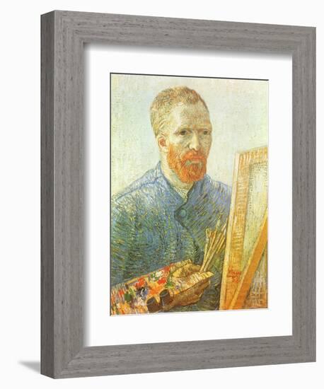 Van Gogh Self-Portrait, 1888-Vincent van Gogh-Framed Giclee Print