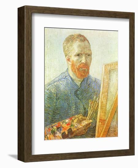 Van Gogh Self-Portrait, 1888-Vincent van Gogh-Framed Giclee Print