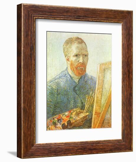 Van Gogh Self-Portrait, 1888-Vincent van Gogh-Framed Giclee Print