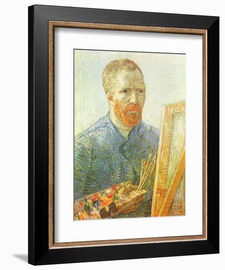 Van Gogh Self-Portrait, 1888-Vincent van Gogh-Framed Giclee Print