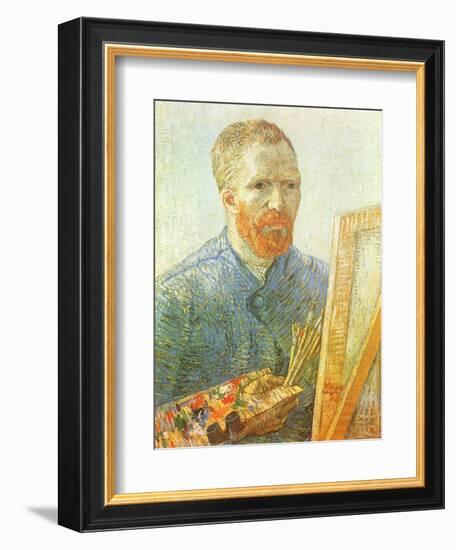 Van Gogh Self-Portrait, 1888-Vincent van Gogh-Framed Giclee Print