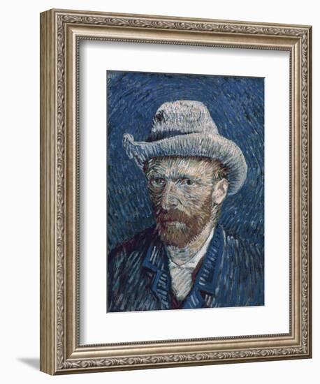 Van Gogh: Self-Portrait-Vincent van Gogh-Framed Giclee Print