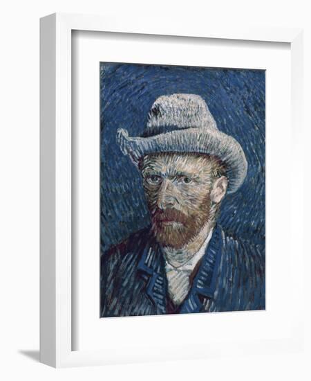 Van Gogh: Self-Portrait-Vincent van Gogh-Framed Giclee Print