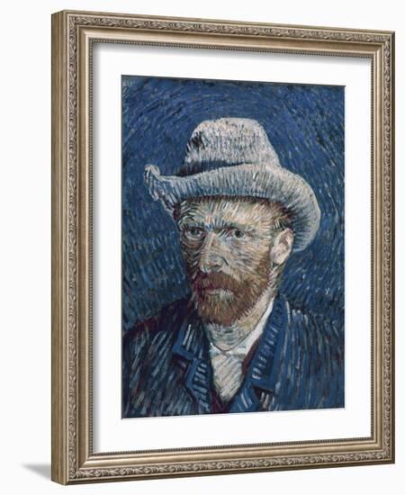 Van Gogh: Self-Portrait-Vincent van Gogh-Framed Giclee Print