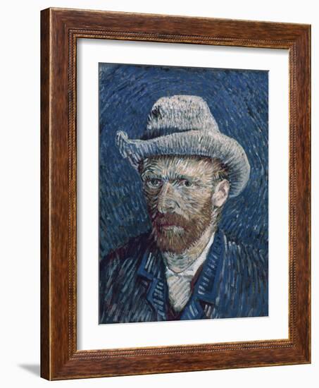 Van Gogh: Self-Portrait-Vincent van Gogh-Framed Giclee Print