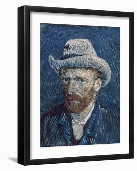 Van Gogh: Self-Portrait-Vincent van Gogh-Framed Giclee Print