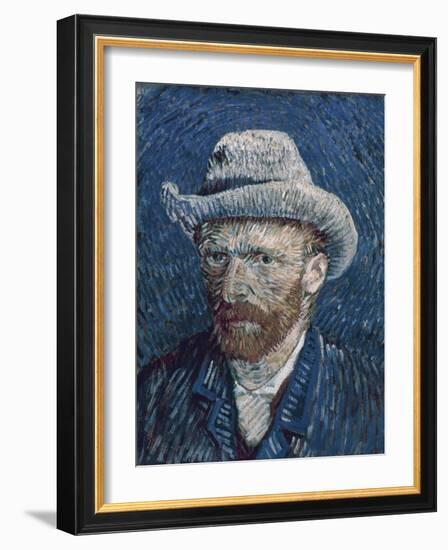 Van Gogh: Self-Portrait-Vincent van Gogh-Framed Giclee Print