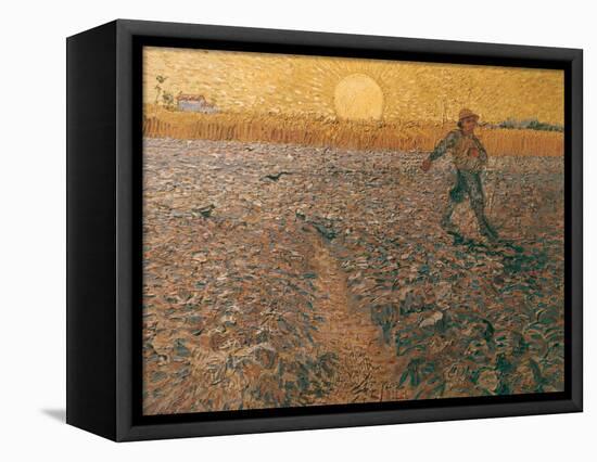 Van Gogh: Sower, 1888-Vincent van Gogh-Framed Premier Image Canvas