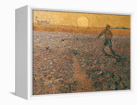 Van Gogh: Sower, 1888-Vincent van Gogh-Framed Premier Image Canvas