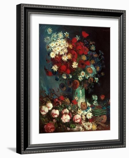 Van Gogh: Still Life, 1886-Vincent van Gogh-Framed Premium Giclee Print