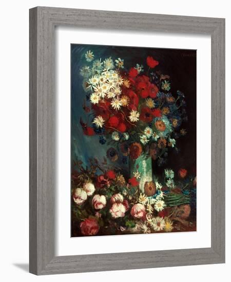 Van Gogh: Still Life, 1886-Vincent van Gogh-Framed Giclee Print