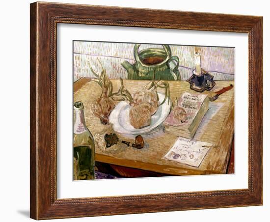 Van Gogh: Still Life, 1889-Vincent van Gogh-Framed Giclee Print