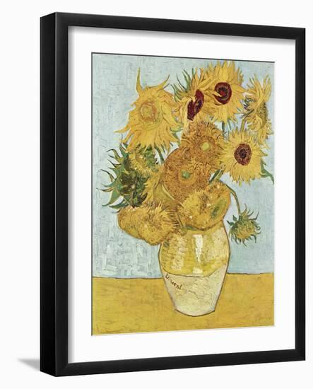 Van Gogh Sunflowers III-Vincent Van Gogh-Framed Art Print