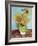 Van Gogh Sunflowers V-Vincent Van Gogh-Framed Art Print