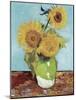 Van Gogh Sunflowers V-Vincent Van Gogh-Mounted Art Print