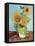 Van Gogh Sunflowers V-Vincent Van Gogh-Framed Stretched Canvas