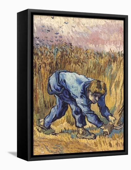 Van Gogh: The Reaper, 1889-Vincent van Gogh-Framed Premier Image Canvas