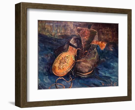 Van Gogh: The Shoes, 1887-Vincent van Gogh-Framed Giclee Print