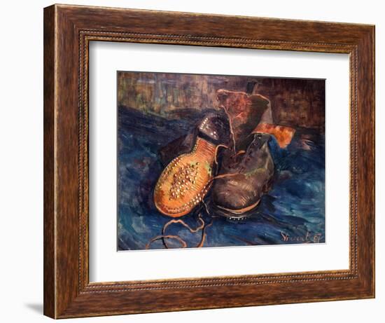 Van Gogh: The Shoes, 1887-Vincent van Gogh-Framed Giclee Print