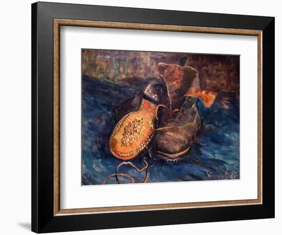 Van Gogh: The Shoes, 1887-Vincent van Gogh-Framed Giclee Print