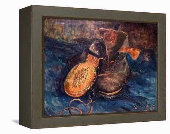 Van Gogh: The Shoes, 1887-Vincent van Gogh-Framed Premier Image Canvas