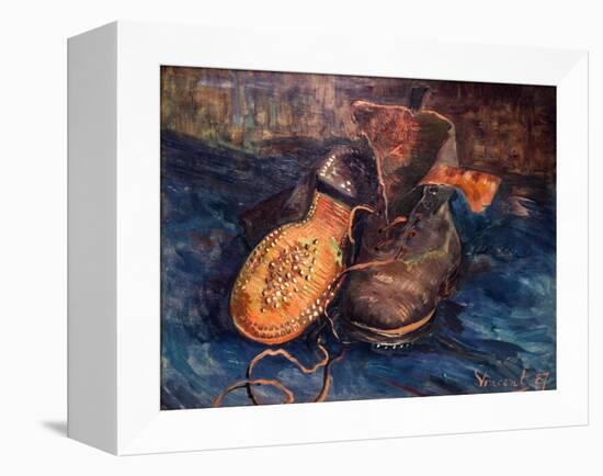 Van Gogh: The Shoes, 1887-Vincent van Gogh-Framed Premier Image Canvas