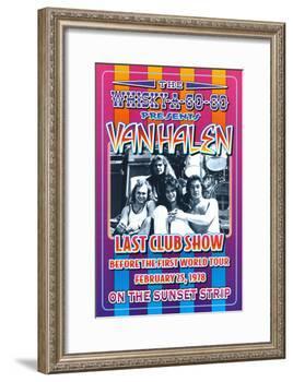 Van Halen at the Whiskey A-Go-Go-Dennis Loren-Framed Art Print