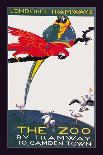 The London Zoo: The Macaw-Van Jones-Art Print