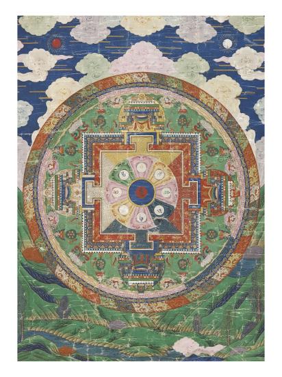 Vân mandala Giclee Print by | Art.com