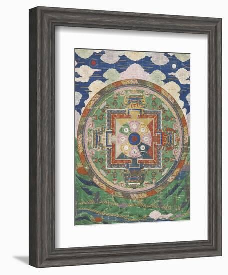 Vân mandala--Framed Giclee Print