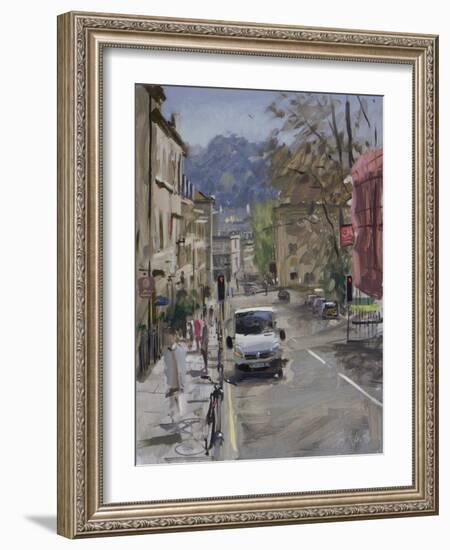 Van on Gay Street, April-Tom Hughes-Framed Giclee Print