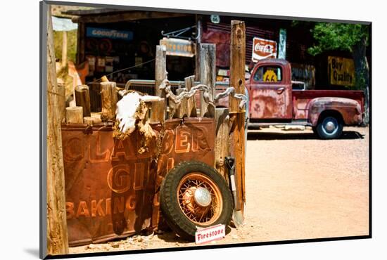 Van - Route 66 - Gas Station - Arizona - United States-Philippe Hugonnard-Mounted Photographic Print