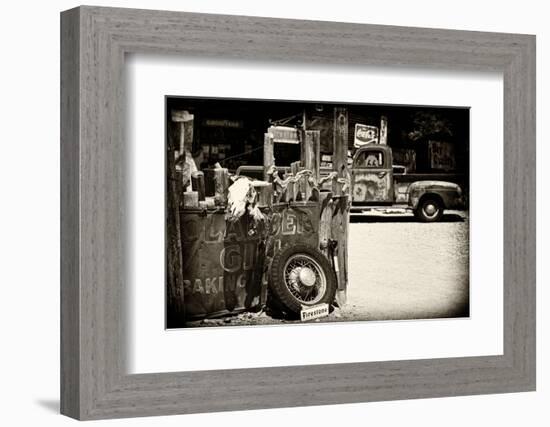 Van - Route 66 - Gas Station - Arizona - United States-Philippe Hugonnard-Framed Photographic Print