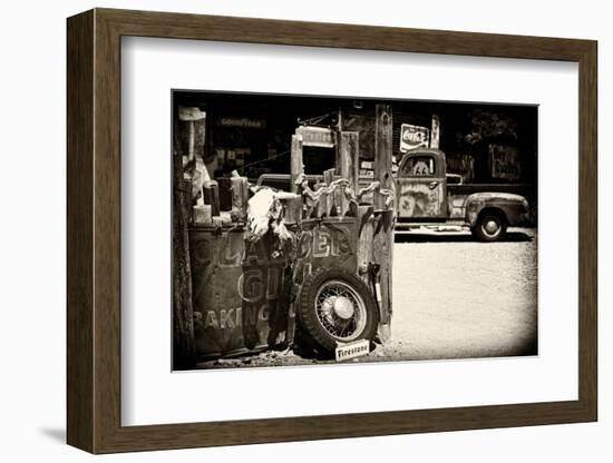 Van - Route 66 - Gas Station - Arizona - United States-Philippe Hugonnard-Framed Photographic Print