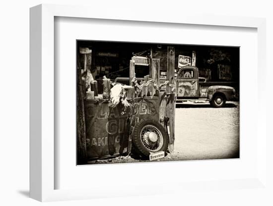 Van - Route 66 - Gas Station - Arizona - United States-Philippe Hugonnard-Framed Photographic Print